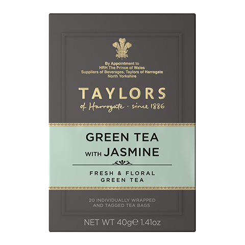 TAYLORS ΠΡΑΣΙΝΟ ΤΣΑΙ ΜΕ ΤΖΑΣΜΙΝ | TAYLORS GREEN JASMINE TEA (20φ) 40g